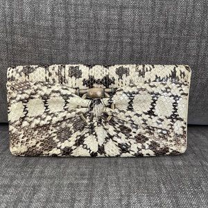 Salvatore Ferragamo New Authentic Snake Skin Wallet